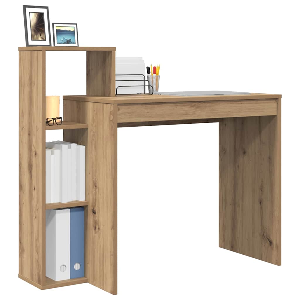 vidaXL Schreibtisch Artisan-Eiche 100 x 40 x 90 cm Holzwerkstoff - Image 3