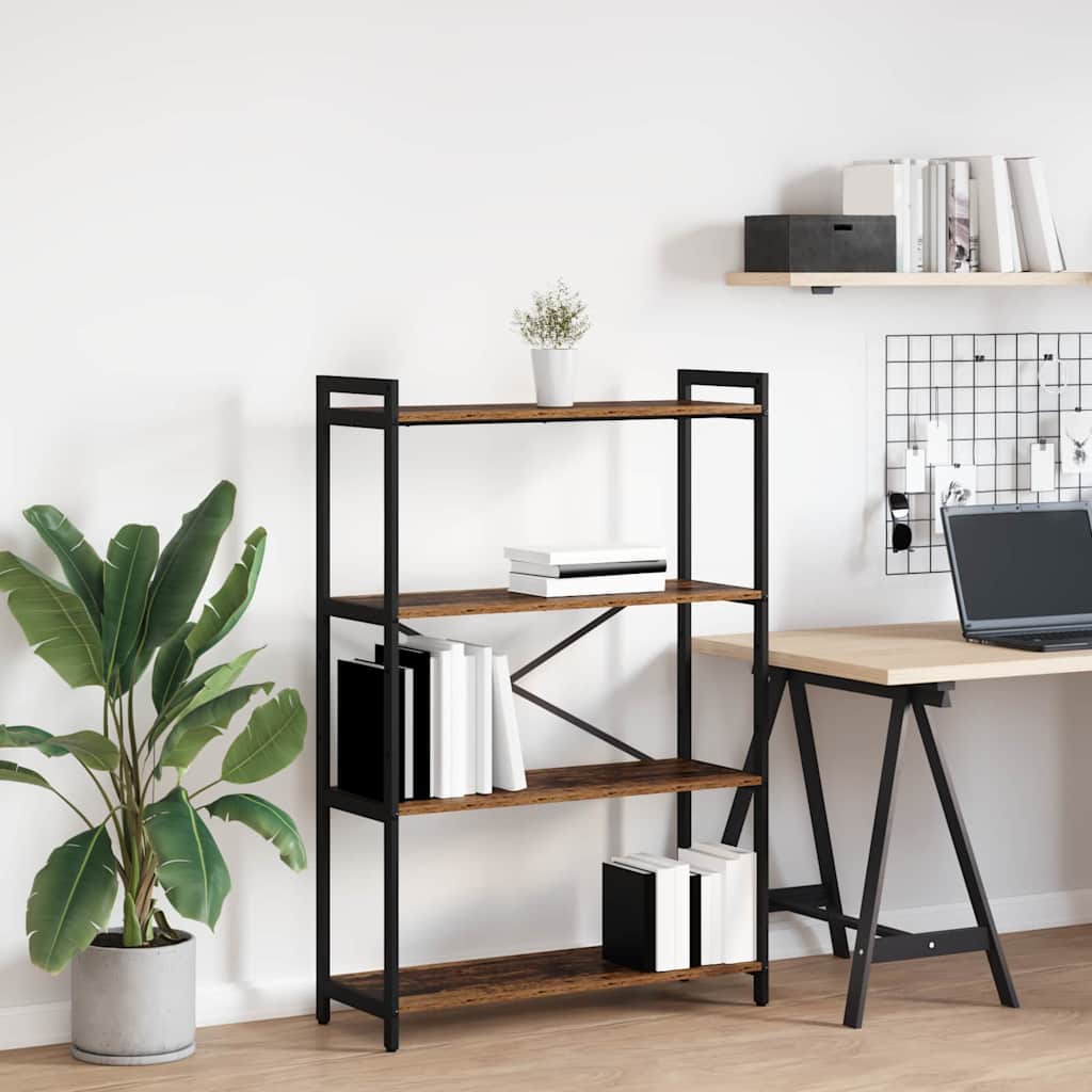 vidaXL Bücherregal Altholz 80 x 30 x 118 cm Holzwerkstoff