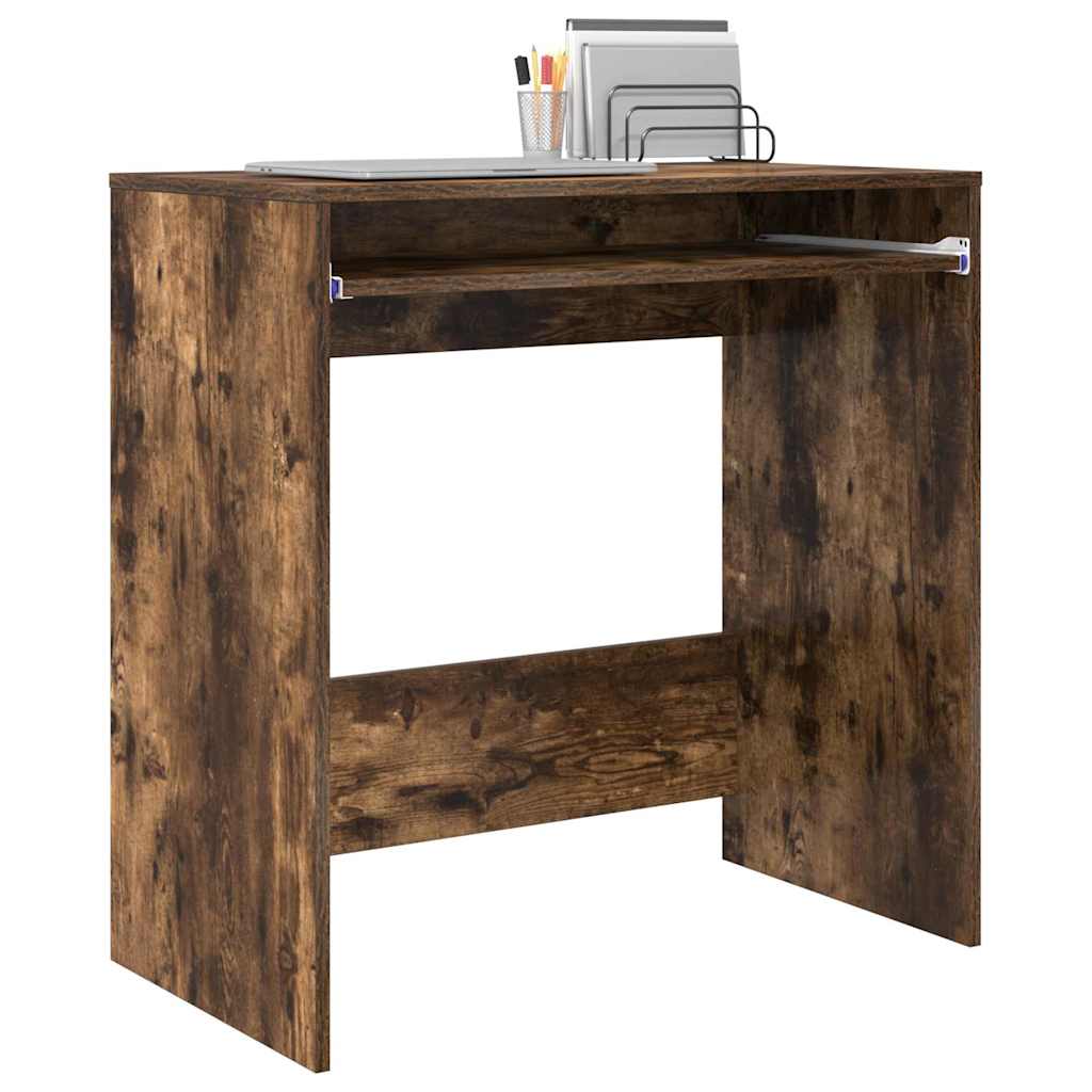 vidaXL Schreibtisch Geräucherte Eiche 77,5 x 43 x 79 cm Holzwerkstoff - Image 3
