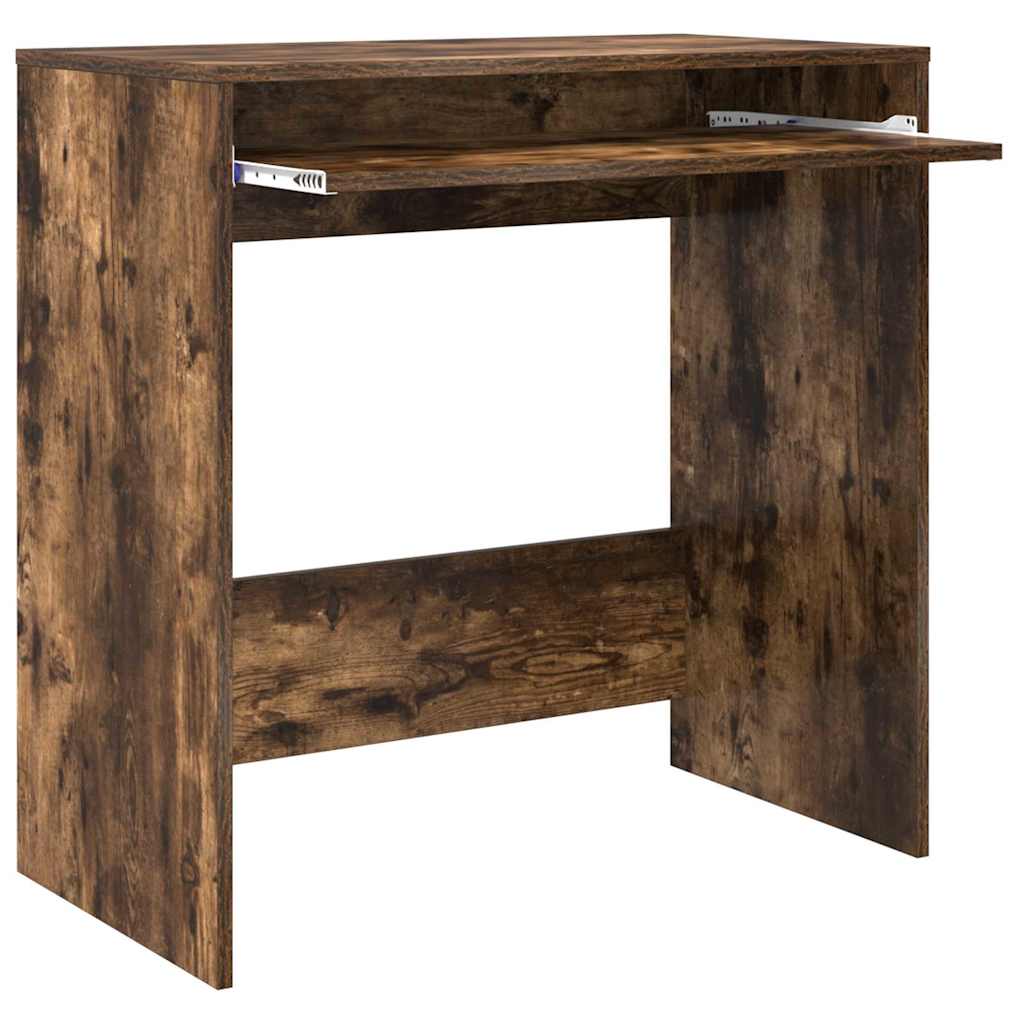 vidaXL Schreibtisch Geräucherte Eiche 77,5 x 43 x 79 cm Holzwerkstoff - Image 5