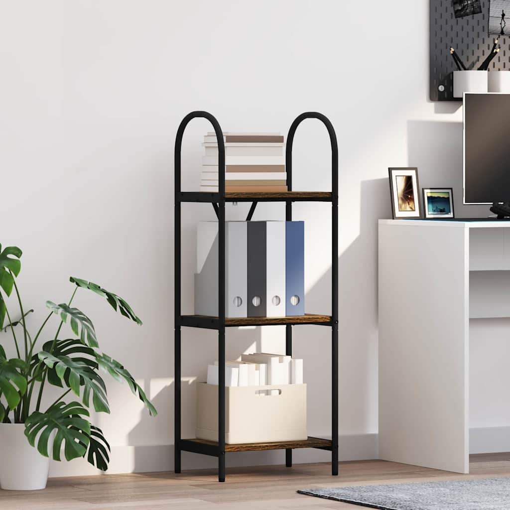 vidaXL Regal Räuchereiche 40 x 30 x 109 cm Holzwerkstoff