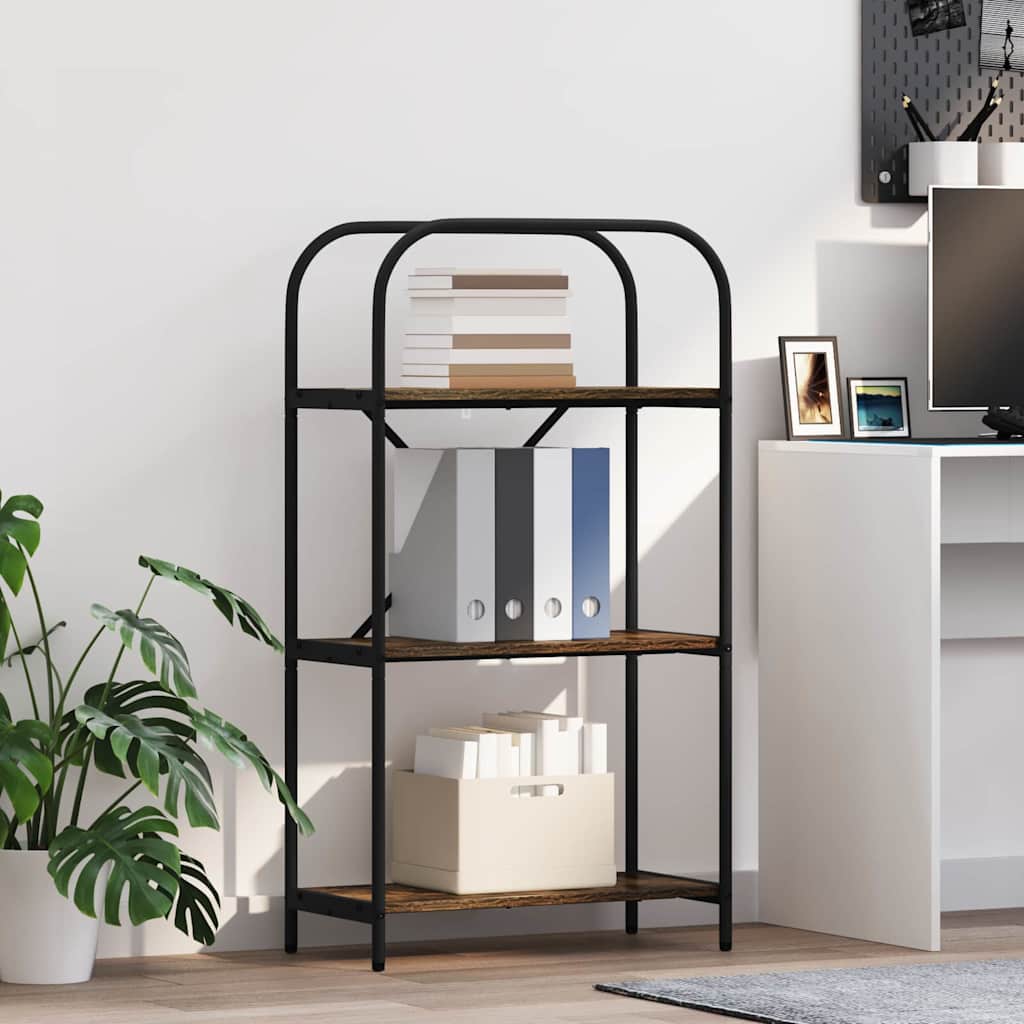 vidaXL Regal Räuchereiche 60 x 30 x 109 cm Holzwerkstoff