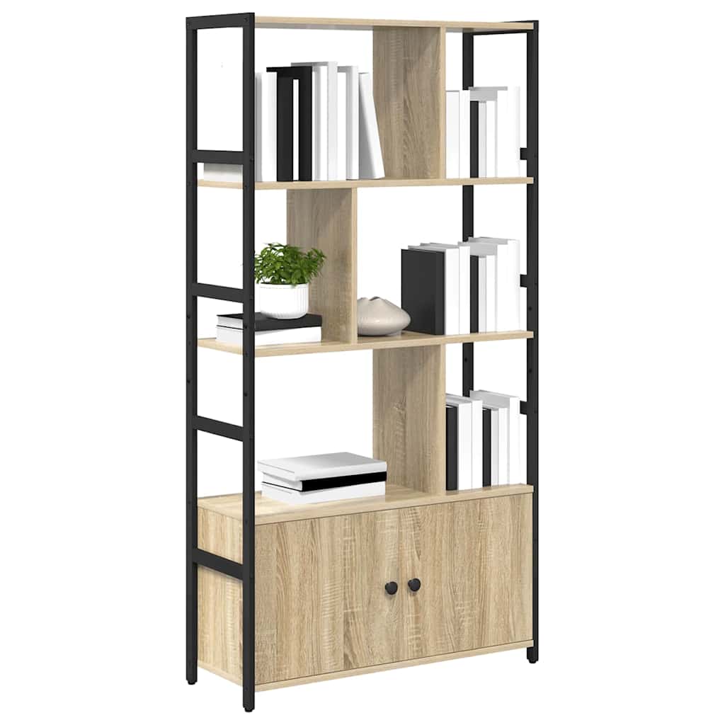 vidaXL Regal Sonoma-Eiche 80 x 30 x 155,5 cm Holzwerkstoff - Image 3