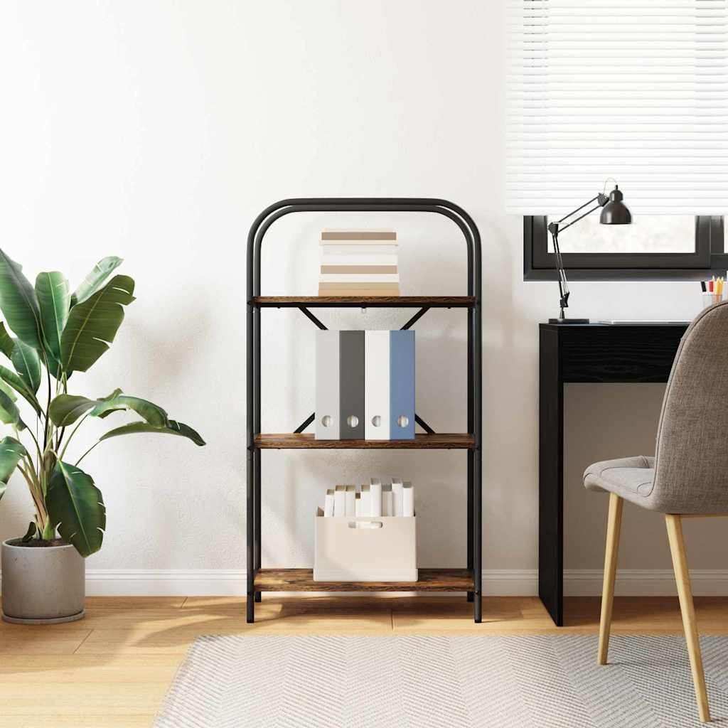 vidaXL Regal Räuchereiche 60 x 30 x 109 cm Holzwerkstoff - Image 4