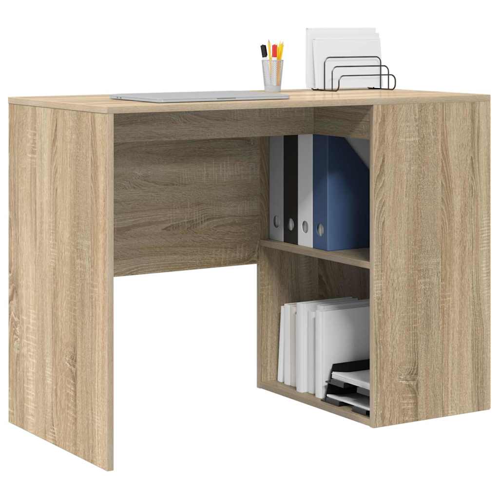vidaXL Schreibtisch Sonoma-Eiche 102 x 50 x 75 cm Holzwerkstoff - Image 3