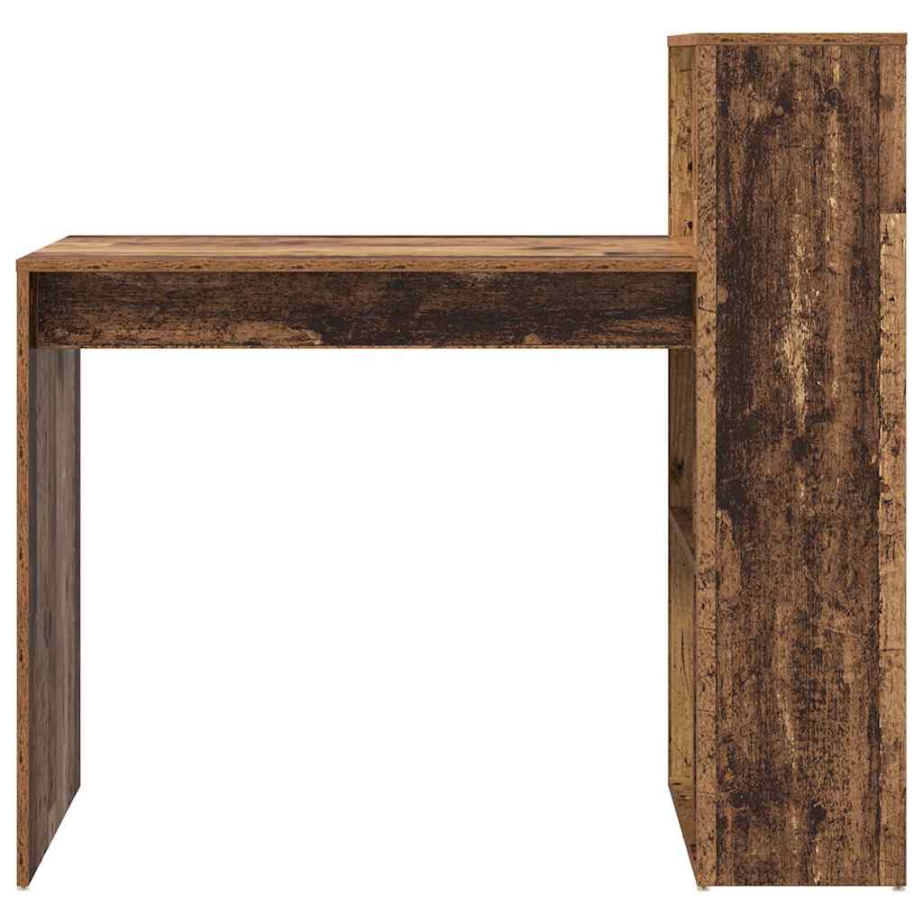 vidaXL Schreibtisch Altholz 108 x 55 x 103.5 cm Holzwerkstoff - Image 5