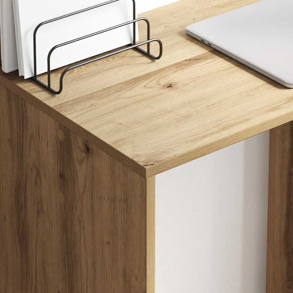 vidaXL Schreibtisch Artisan-Eiche 78,5 x 37 x 154,5 cm Holzwerkstoff - Image 4