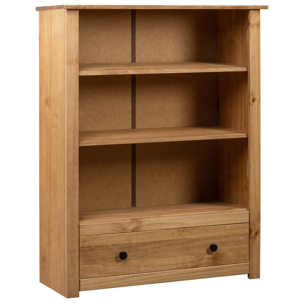 vidaXL Bücherregal 80 x 35 x 110 cm Massivholz Panama-Kiefer