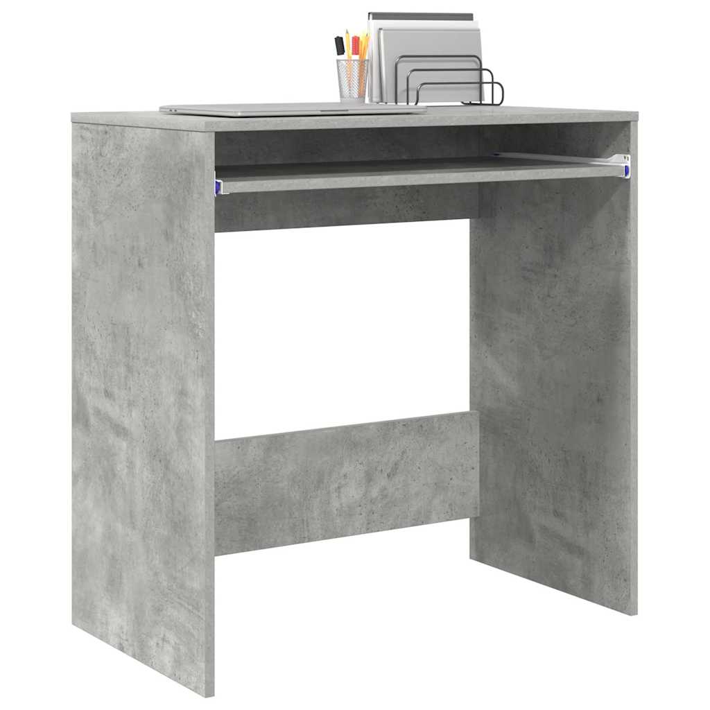 vidaXL Schreibtisch Beton Grau 77,5 x 43 x 79 cm Holzwerkstoff - Image 3