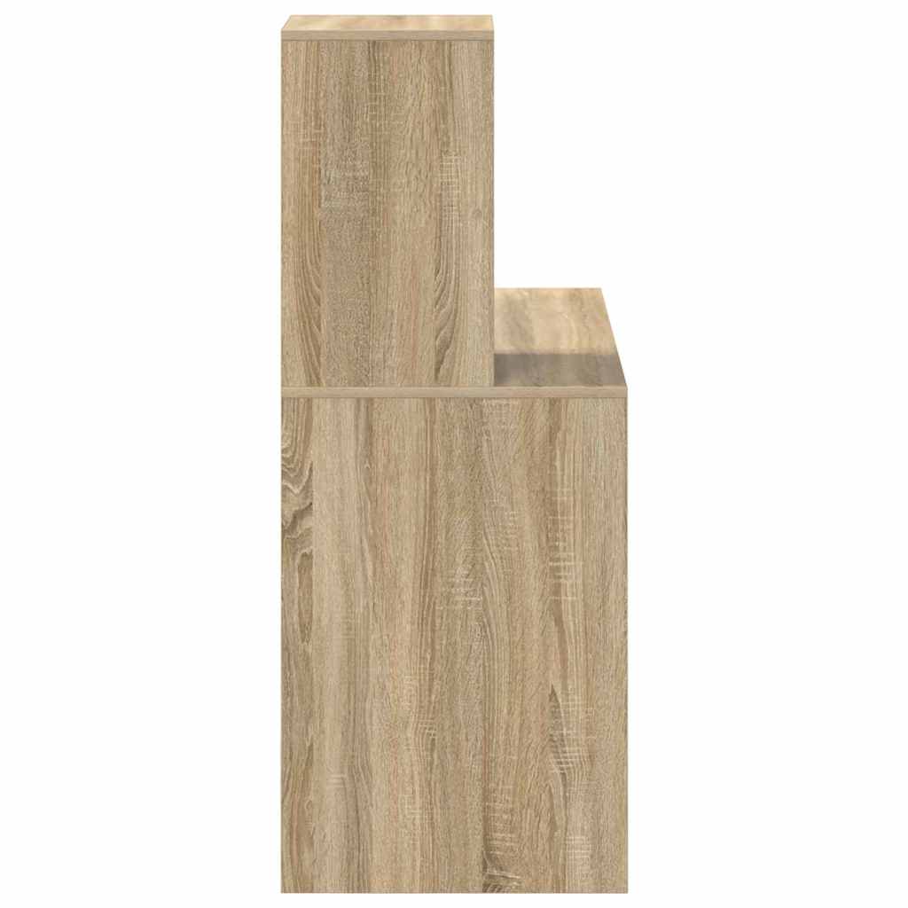 vidaXL Schreibtisch Sonoma-Eiche 102 x 50 x 124 cm Holzwerkstoff - Image 6