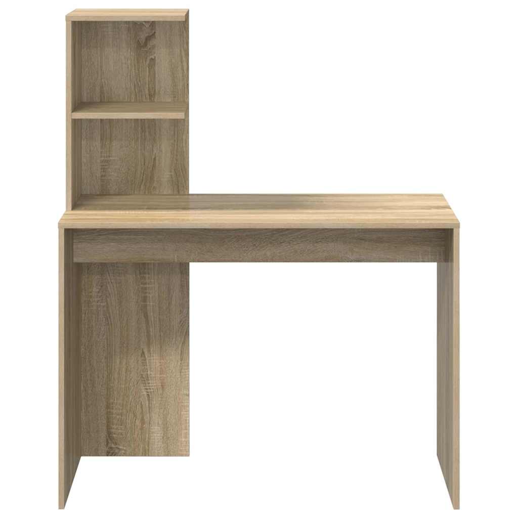 vidaXL Schreibtisch Sonoma-Eiche 102 x 50 x 124 cm Holzwerkstoff - Image 5