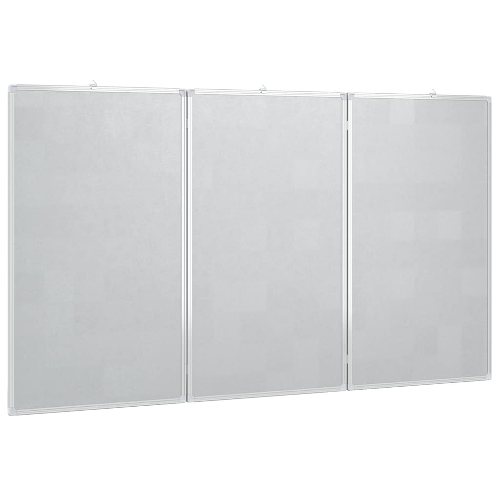 vidaXL Magnetisches Whiteboard Klappbar 150x100x1,7 cm Aluminium - Image 4