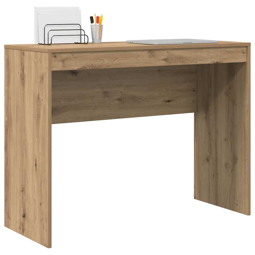 vidaXL Schreibtisch Artisan-Eiche 100 x 40 x 76 cm - Image 3