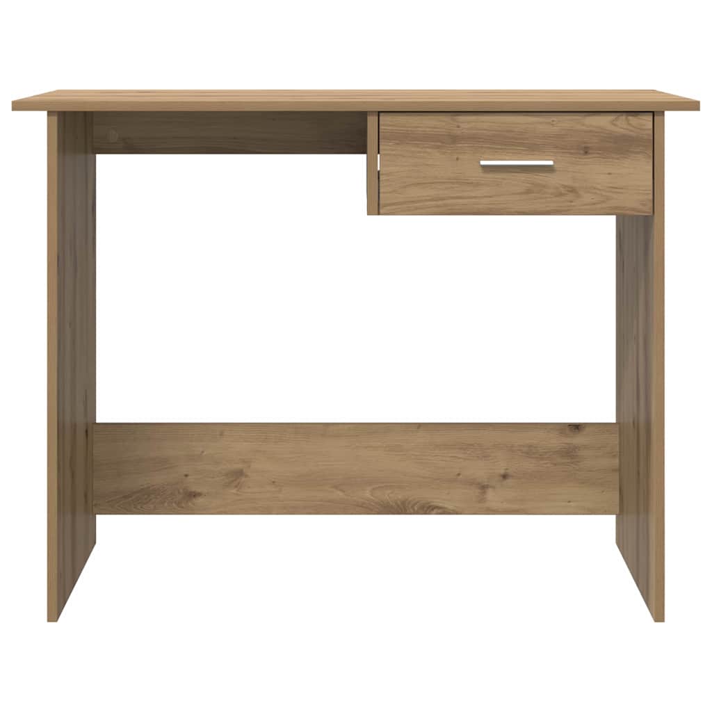 vidaXL Schreibtisch Artisan-Eiche 100 x 50 x 76 cm Holzwerkstoff - Image 6