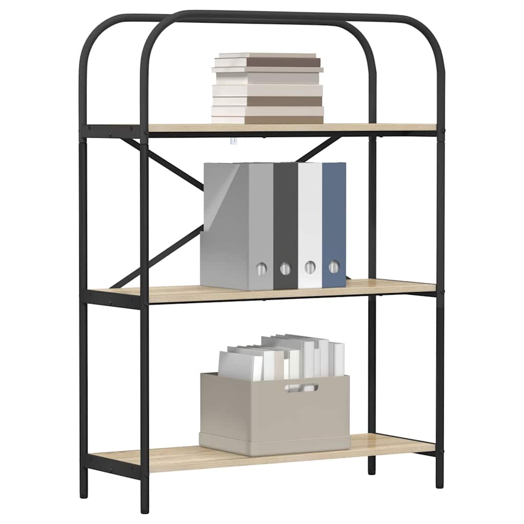 vidaXL Regal Sonoma-Eiche 80 x 30 x 109 cm Holzwerkstoff - Image 3