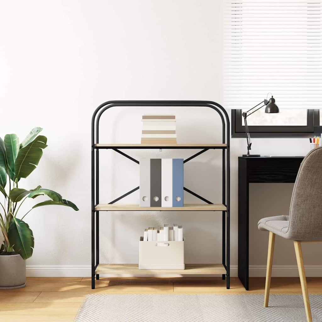 vidaXL Regal Sonoma-Eiche 80 x 30 x 109 cm Holzwerkstoff - Image 4