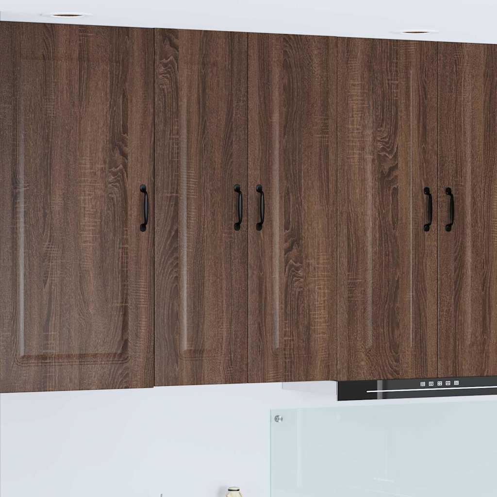 vidaXL Küchenwandschrank mit Regal Braun Eichen-Optik 60 x 31 x 100 cm