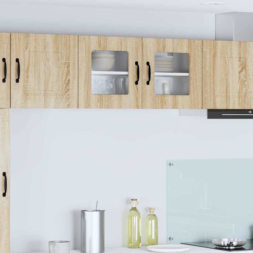 vidaXL Küchenwandschrank Sonoma-Eiche 80 x 31 x 40 cm Holzwerkstoff