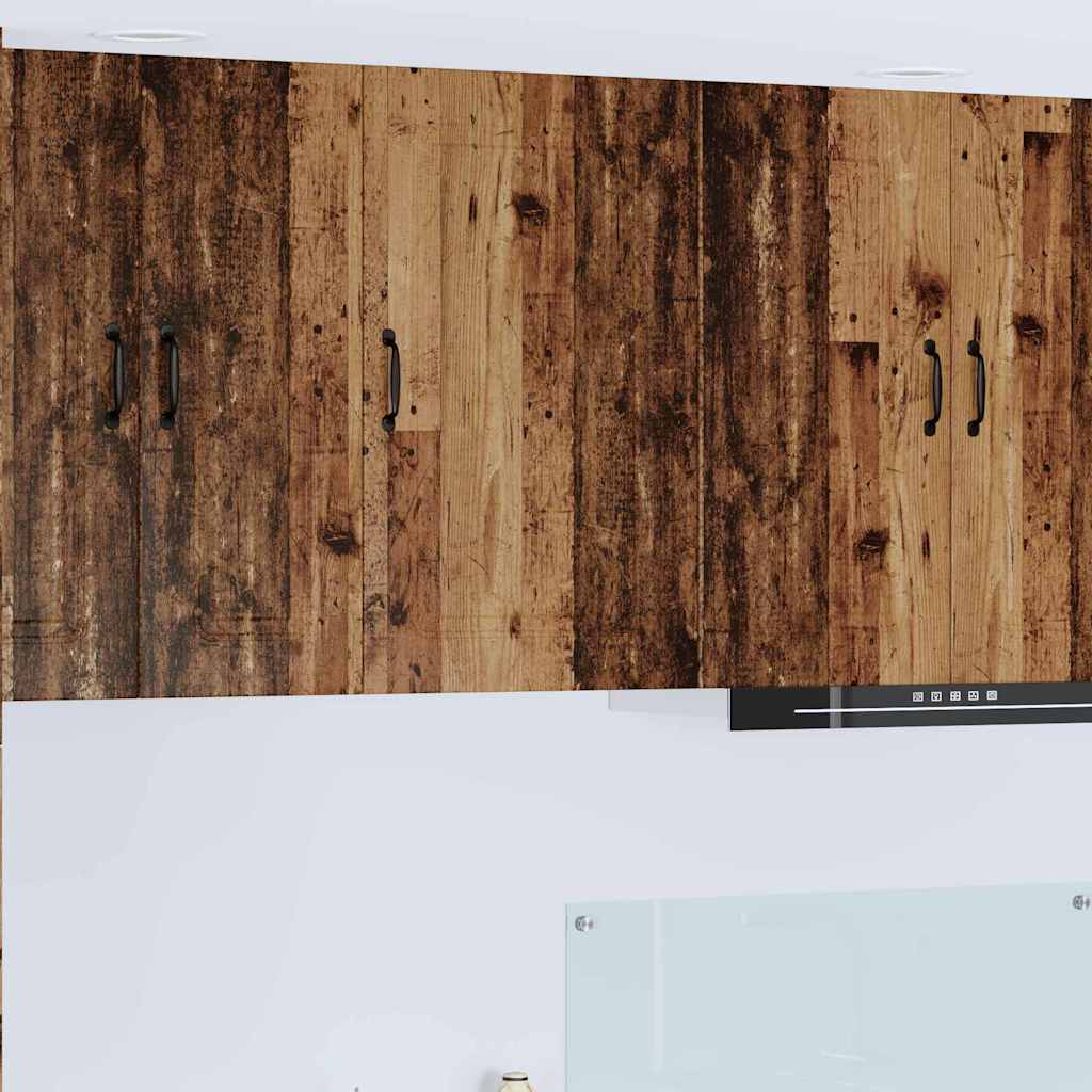 vidaXL Küchenwandschrank mit Tür Altholz 50 x 31 x 80 cm Holzwerkstoff