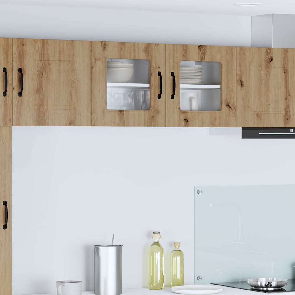vidaXL Küchenwandschrank Artisan-Eiche 80 x 31 x 40 cm Holzwerkstoff