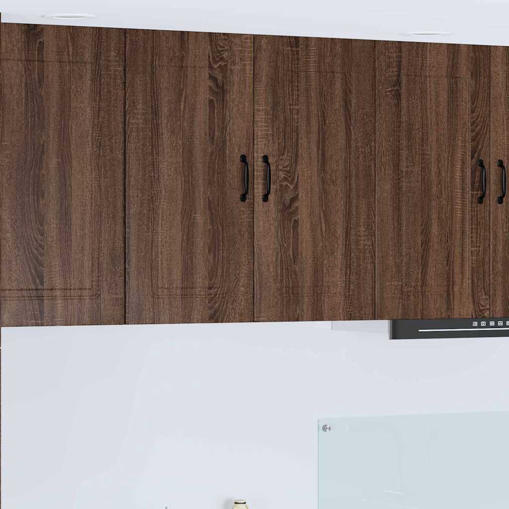 vidaXL Küchenwandschrank mit Regal Braun Eichen-Optik 80 x 31 x 80 cm