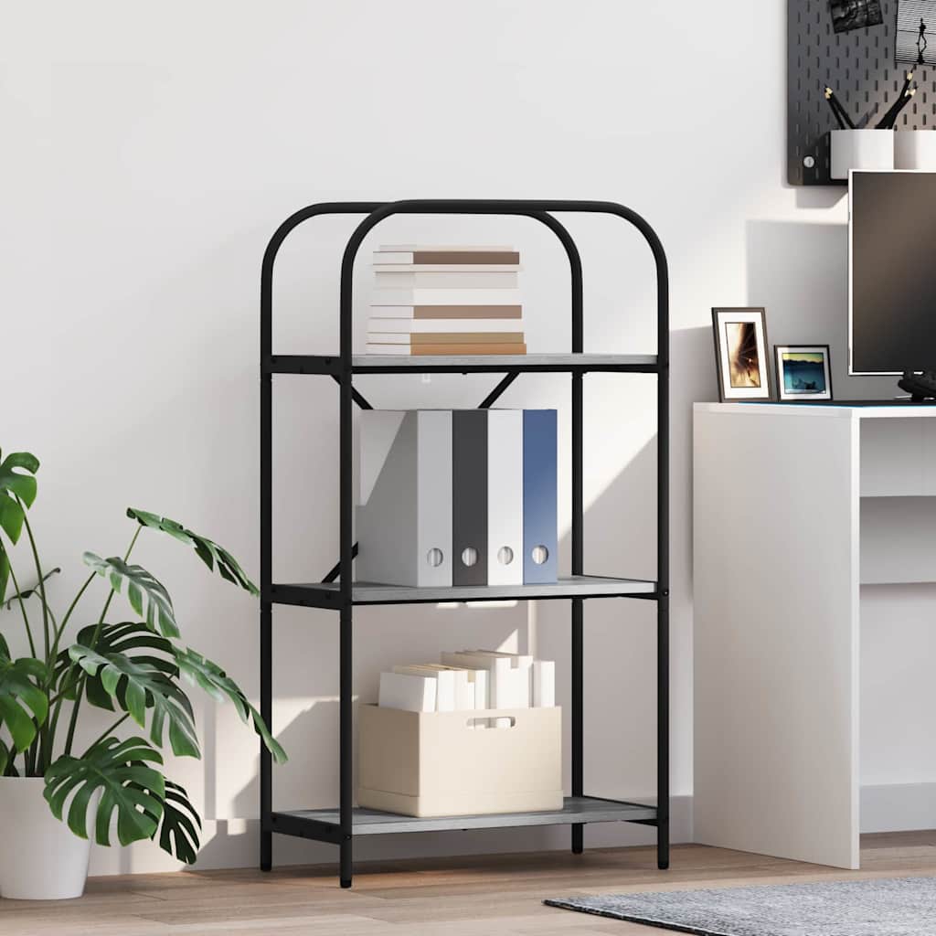 vidaXL Regal Grau Sonoma 60 x 30 x 109 cm Holzwerkstoff