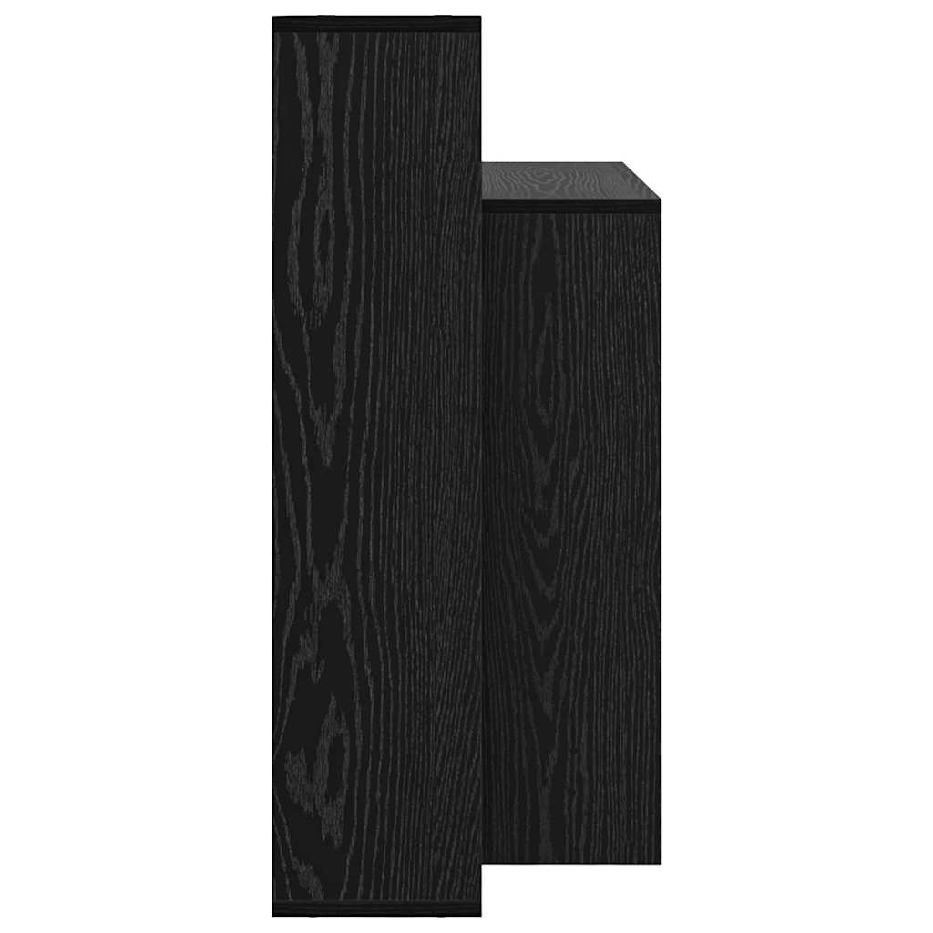 vidaXL Schreibtisch mit Regal Schwarz Eichen-Optik 100 x 40 x 90 cm - Image 6