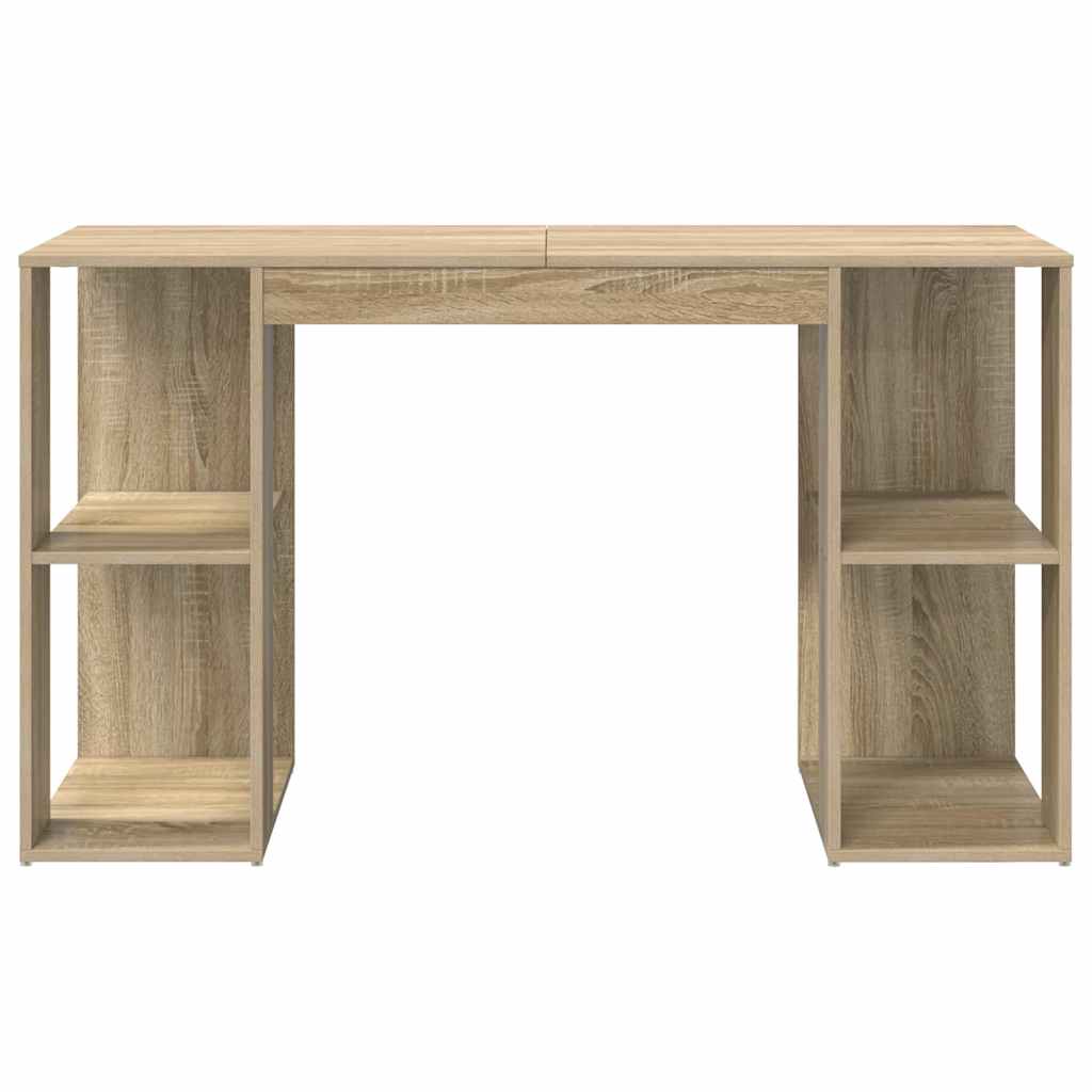 vidaXL Schreibtisch Sonoma-Eiche 130 x 50,5 x 75 cm Holzwerkstoff - Image 5