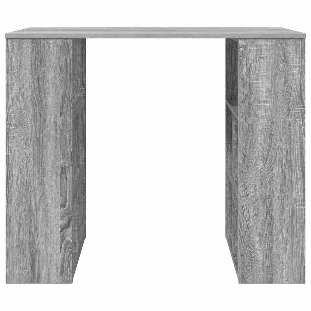 vidaXL Schreibtisch Graues Sonoma 90 x 50 x 75 cm Holzwerkstoff - Image 5