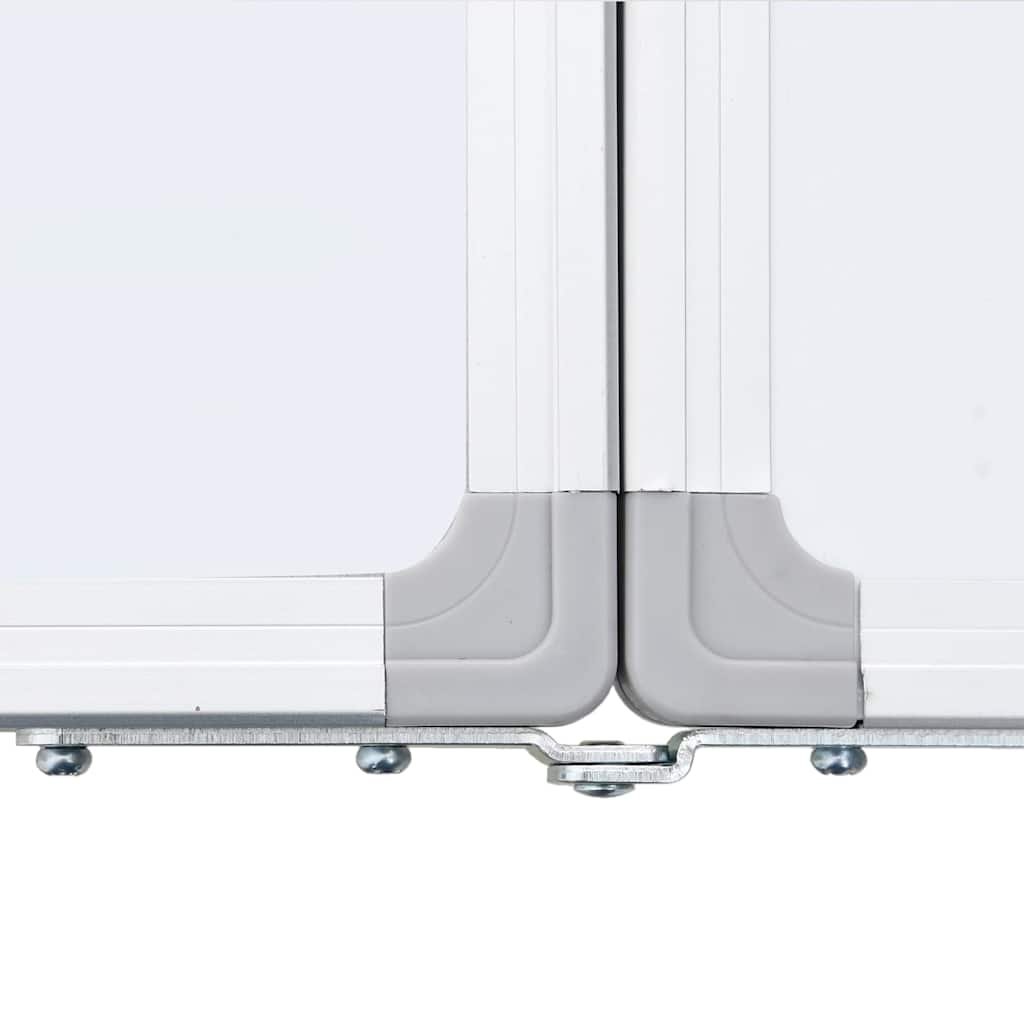 vidaXL Magnetisches Whiteboard Klappbar 200x60x1,7 cm Aluminium - Image 6