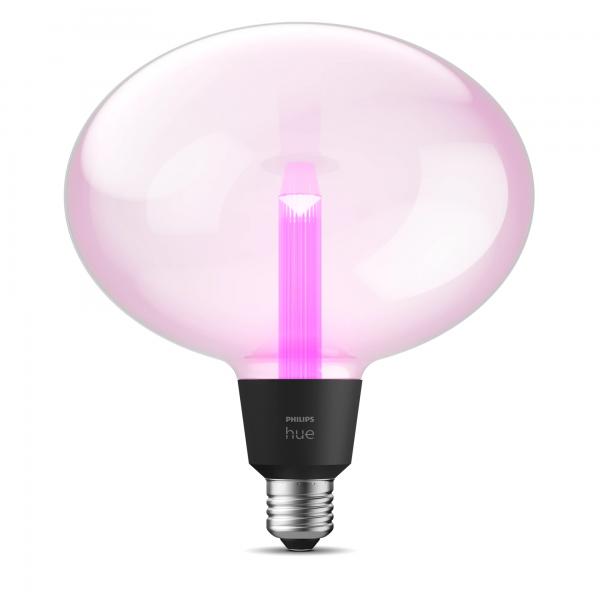 Philips Hue White E Color Ambiance, Lampadina Led Connessa Ellipse E27, Compatibile Bluetooth