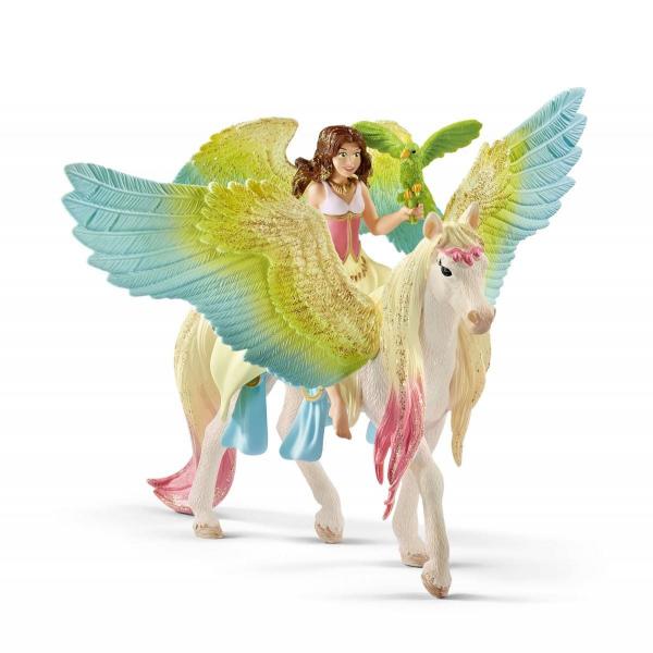Schleich - Fairy Surah Con Un Pegasus Scintillante - 70566