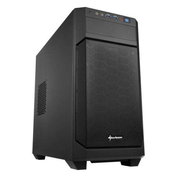 Sharkoon Case MinI-Itx, MicrO-Atx, 2xusb3.0, Audio IN-Out, 1x120mm Fan Front, 1x120mm Fan Rear
