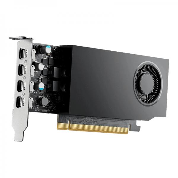 Pny Vga Quadro Rtx A400 4gb, 4x Mini Dp, 3x Mdp To Dp Adapter, 1x Atx Bracket, Low Profile