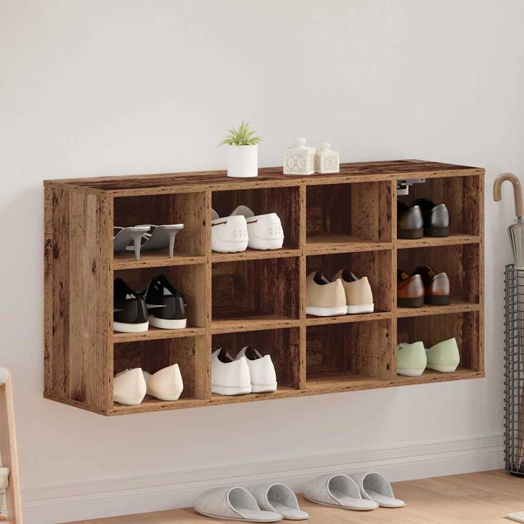 Mobile Per Scarpe Legno Vecchio 103 X 30 X 51 cm