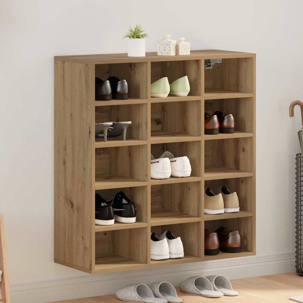 Mobile Per Scarpe Rovere Artigianale 77,5 X 30 X 83,5 cm