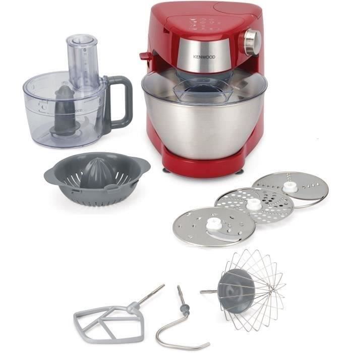 Robot Da Pasticceria Multifunzione Compatto - Kenwood - Khc290a.e0rd - 1000 W - Ciotola Da 4,3 L - Rosso
