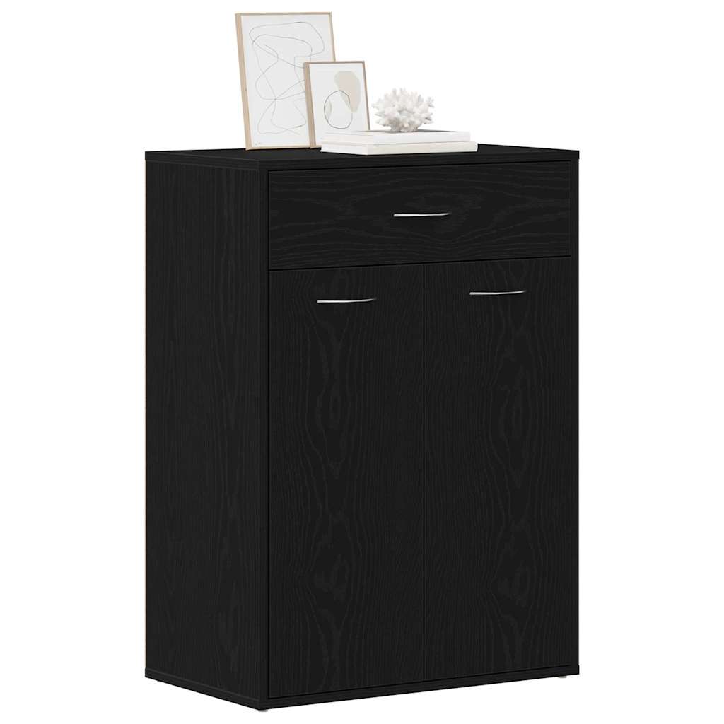 Scarpiera Rovere Nero 60 X 35 X 84 Cm Legno Multistrato - Image 3