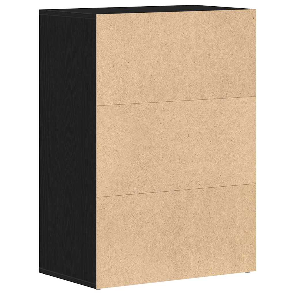 Scarpiera Rovere Nero 60 X 35 X 84 Cm Legno Multistrato - Image 6