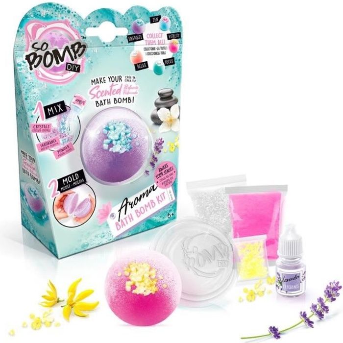 Canal Toys - So Fai Da Te - Kit Singolarmente Per Bomba Da Bagno Effervescente - Aromaterapia - So Bomb - Bomba Da Bagno 1 Confezione - Bbd 038