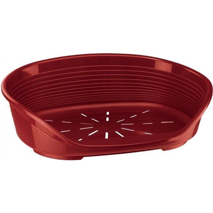 Ferplast Siesta Deluxe Cesto Misura 2 - 49*36*17,5 Cm - Bordeaux