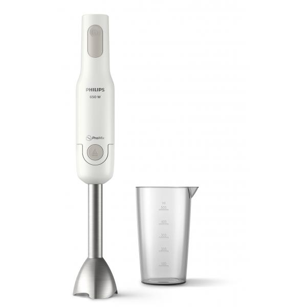 Philips Hr2534 / 00 Frullatore A Immersione Promix - 650w - Base In Metallo - Misurino Incluso - Bianco