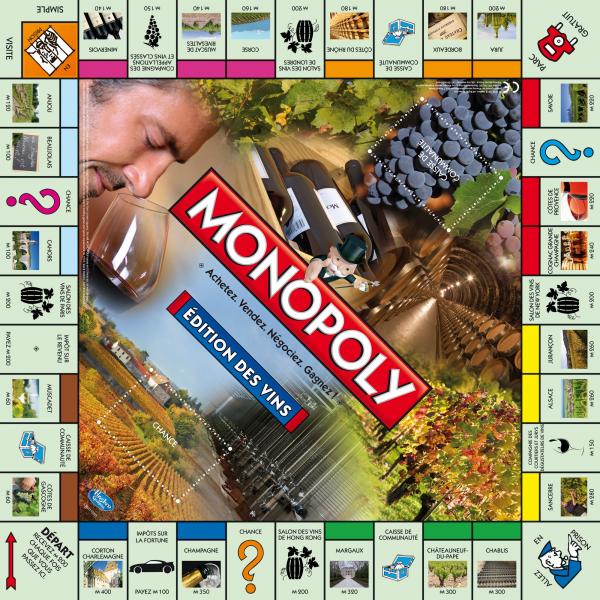 Monopoly - Editions Des Vins - Gioco Da Tavolo - Versione Francese