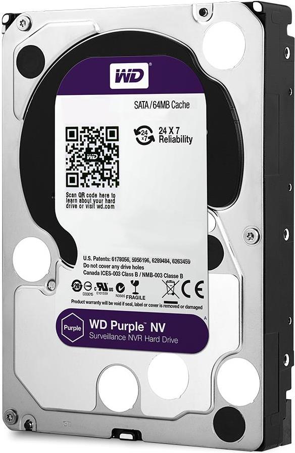 Western Digital Purple Nv 8000gb Serial Ata Iii Interne Festplatte (wd80purx)