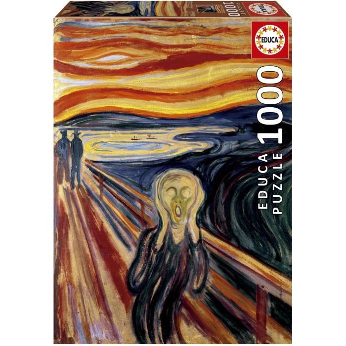 Puzzle - Educa - L'urlo, Edvard Munch - 1000 Pezzi