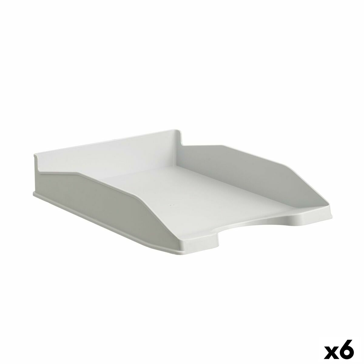 Vassoio Portadocumenti Archivo 2000 Grigio A4 Plastica (6 Unità)