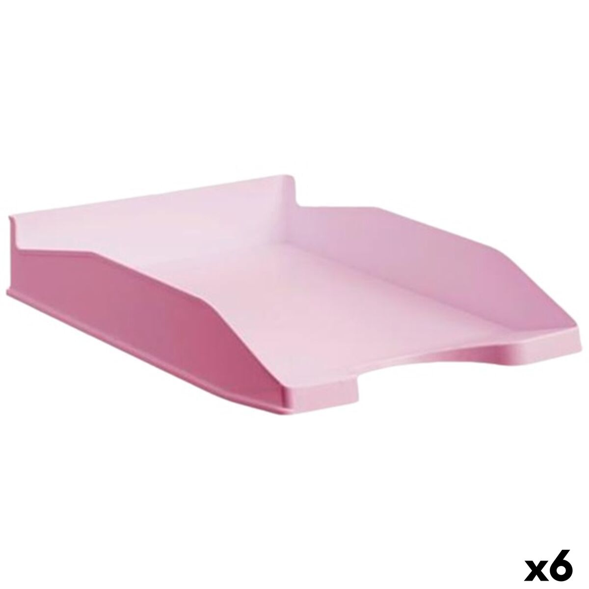 Vassoio Portadocumenti Archivo 2000 ECOGREEN Rosa Riciclabile 34,5 x 25,5 x 6 cm (6 Unità)