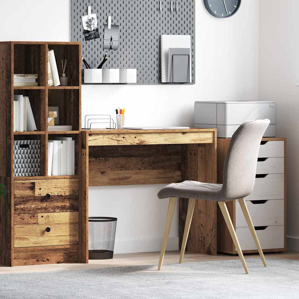vidaXL Escritorio Madera envejecida 90 x 40 x 76 cm