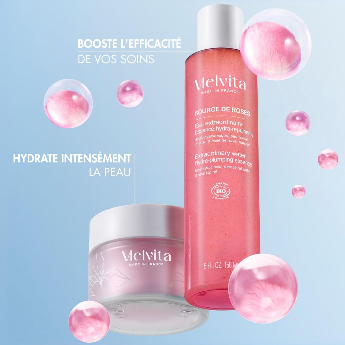 Crema Viso Melvita SOURCE DE ROSES 2 Pezzi - Image 6