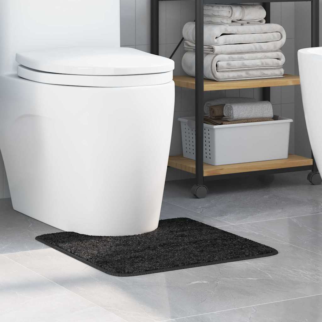 vidaXL Tapis de bain antidérapant avec découpe pour toilette